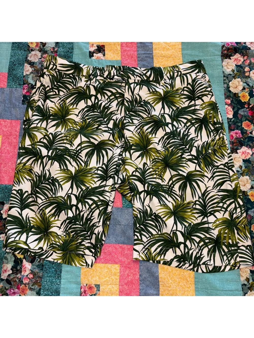 RLX Ralph Lauren Tropical Palm Print Summer Shorts Mens Size 36 Comfort Shorts